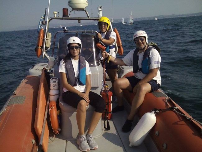 Η Ελληνική Ομάδα Διάσωσης κάλυψε το Παγκόσμιο Πρωτάθλημα Ιστιοπλοΐας κλάσης 470  Νέων