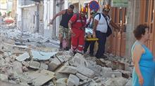 Διανομή σκηνών και τροφίμων στους πληγέντες του σεισμού από την ΕΟΔ Λέσβου