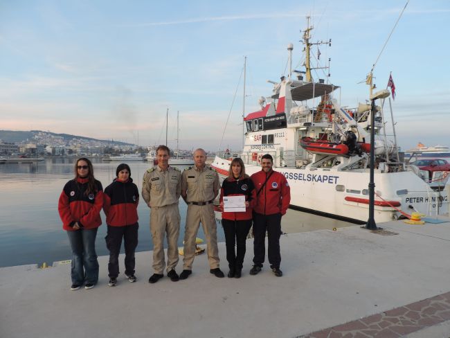 Η Νορβηγική οργάνωση για τη θαλάσσια διάσωση RS στηρίζει την προσπάθεια της ΕΟΔ Λέσβου για το 