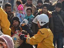 Επιχείρηση διάσωσης 63 προσφύγων που είχαν εγκλωβιστεί στους Φούρνους Κορσεών