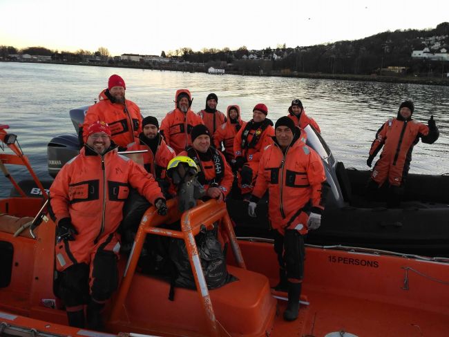 15 HRT volunteers were hosted by RS for the 4th course of maritime rescue training