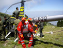  Αερομεταφορά ελικοπτέρου με τη συνδρομή Chinook στον Όλυμπο