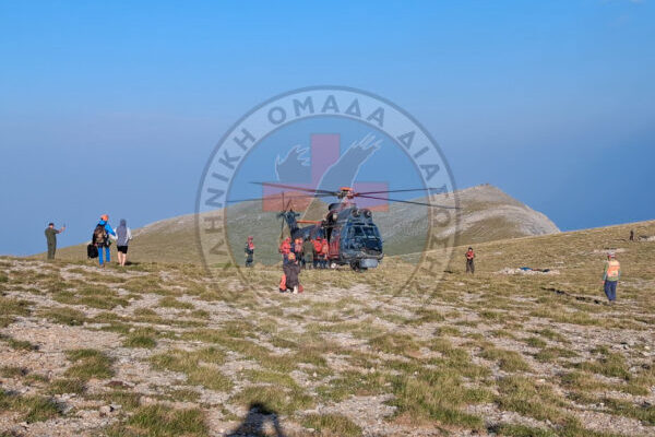 Επιχείρηση διάσωσης στη θέση Κακόσκαλα, στον Όλυμπο